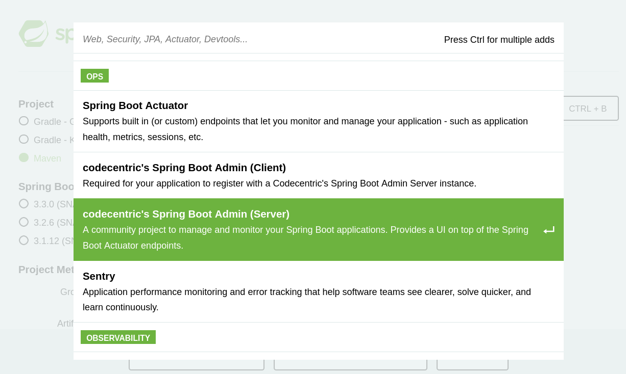 Spring Boot Admin - JTips